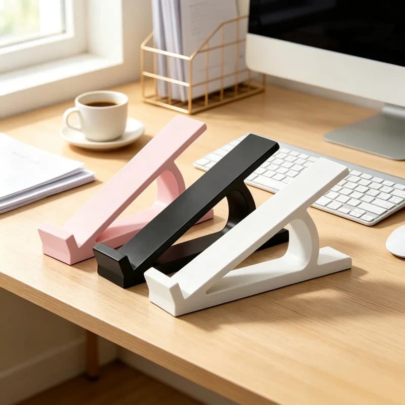 1Pair Plastic Keyboard Riser Stand Universal Keyboard Elevated Holder Tilted Support for Computer Desktop Keyboard Accessories