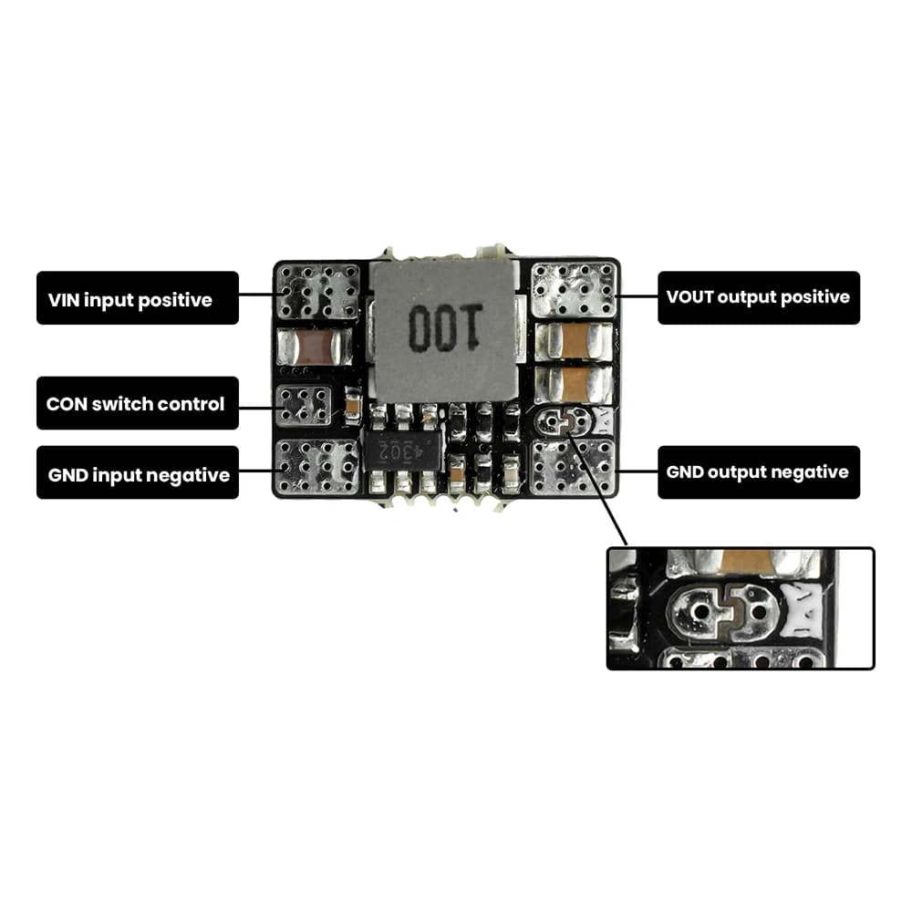 Modulo Convertitore BEC Regolabile 5V 12V con Doppia Uscita, Regolatore di Tensione Step-Down per Droni RC e Modelli FPV