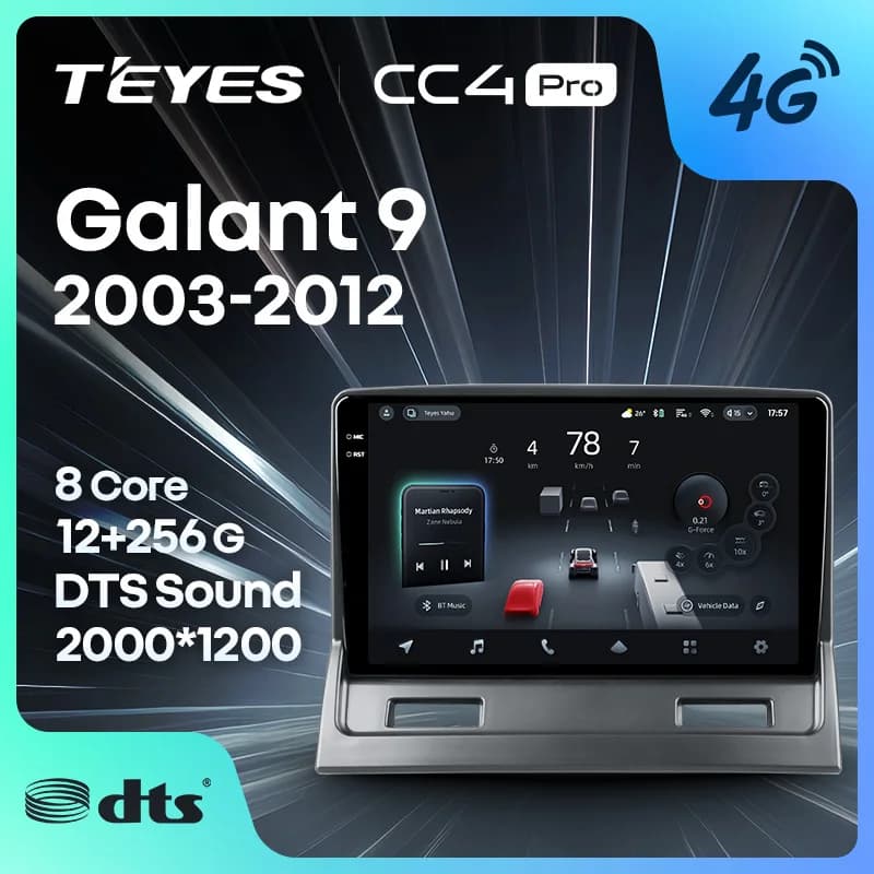 TEYES CC4 PRO Per Mitsubishi Galant 9 2003 - 2012 CarPlay Auto 2DIN Autoradio Radio Multimedia Stereo