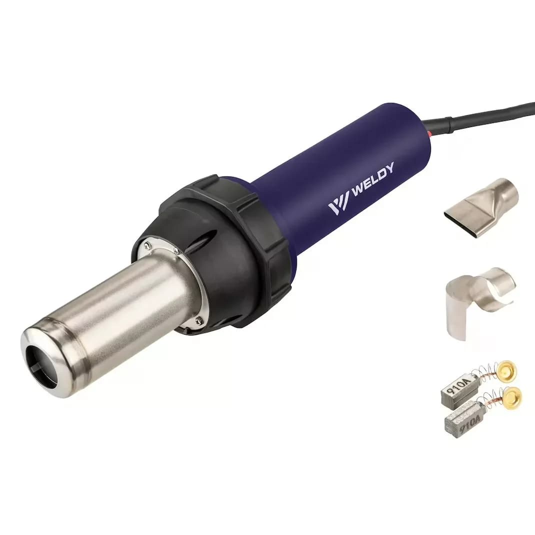 WELDY 230V 3400W Pistola termica Pistola per saldatura in plastica Kit universale Utensili manuali ad aria calda