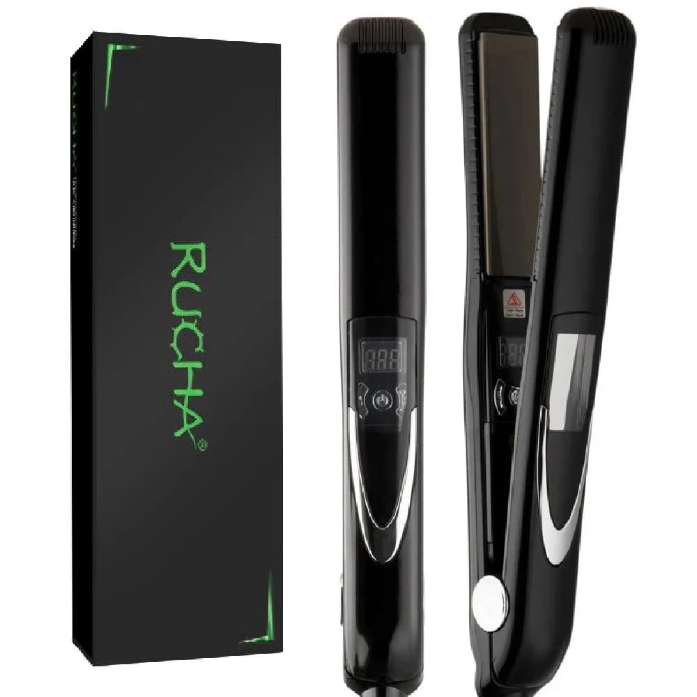 RUCHA vibratory hair plate professional titanium plate vibrating keratin massage 450F quick-heating iron flat iron