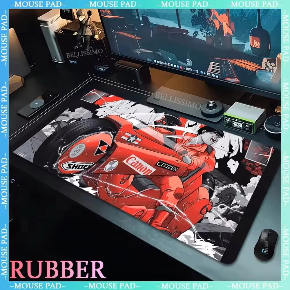 Anime caho grandi tappetini per mouse A-AKIRA accessori da gioco tappetini da scrivania XXL computer da ufficio computer pad PC computer blocco bordo tastiera pad