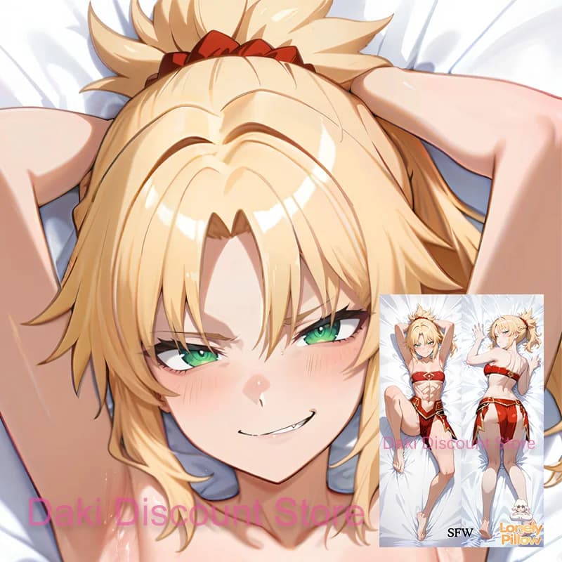 Dakimakura Mordred Fate Anime Double-sided Print Life-size Body Pillow Cover Pillowcase Gift