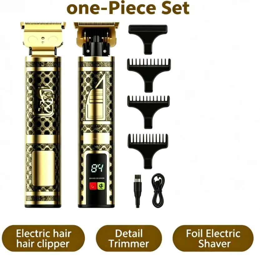 Men'S Grooming Tools, Including Professional Cordless Hair Clippers, Electric Shavers, Beard Trimmers, And Gift Options for Men