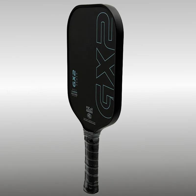 GX2 Allungato 16mm Nucleo a costine in carbonio ad alta densità 3K Tessuto in fibra di carbonio grezza Pagaia da pickleball portatile di alta qualità