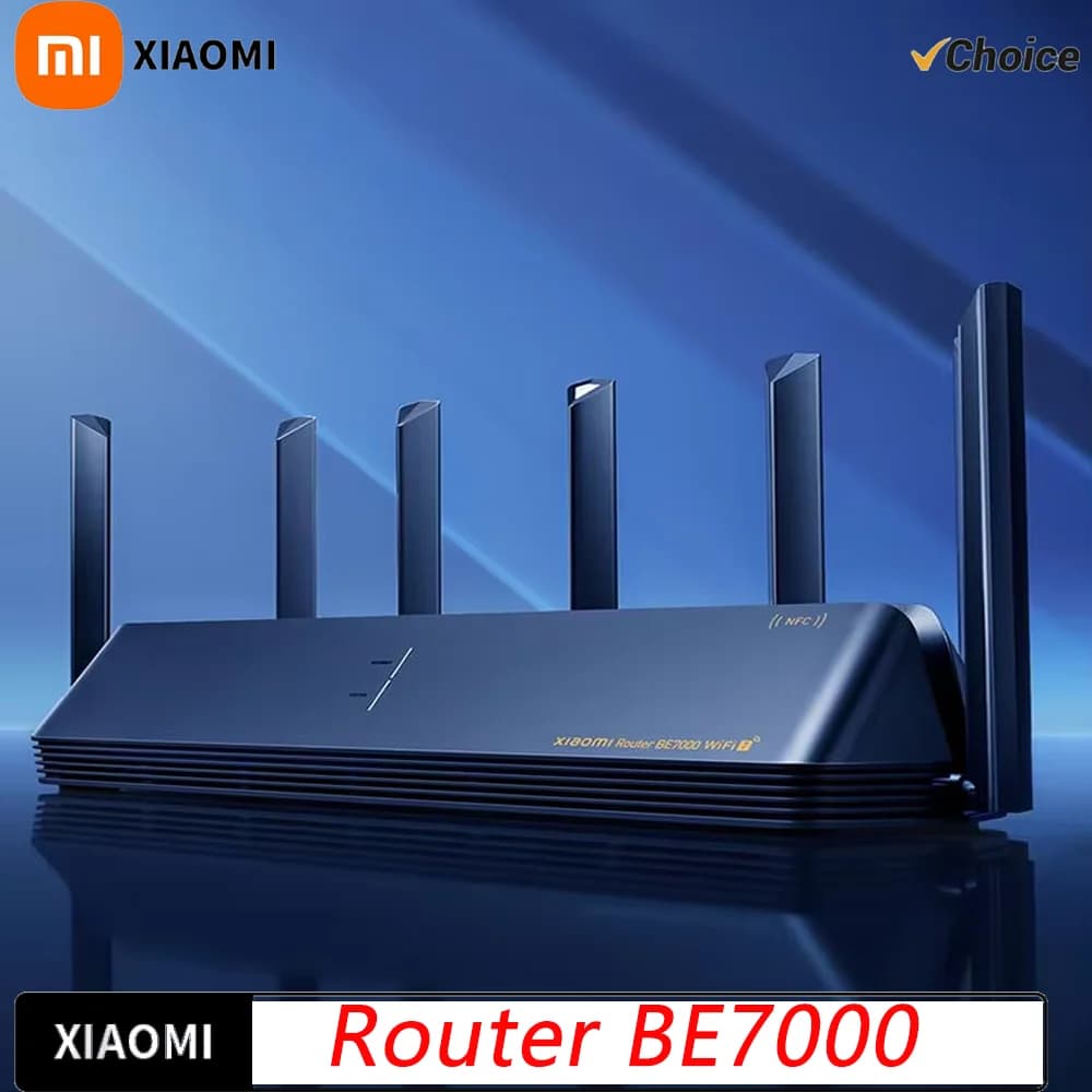 Original Xiaomi Router BE7000 Tri-Band WiFi Repeater VPN 1GB Mesh USB 3.0 IPTV 4 X 2.5G Ethernet Ports Modem Signal Amplifier CN