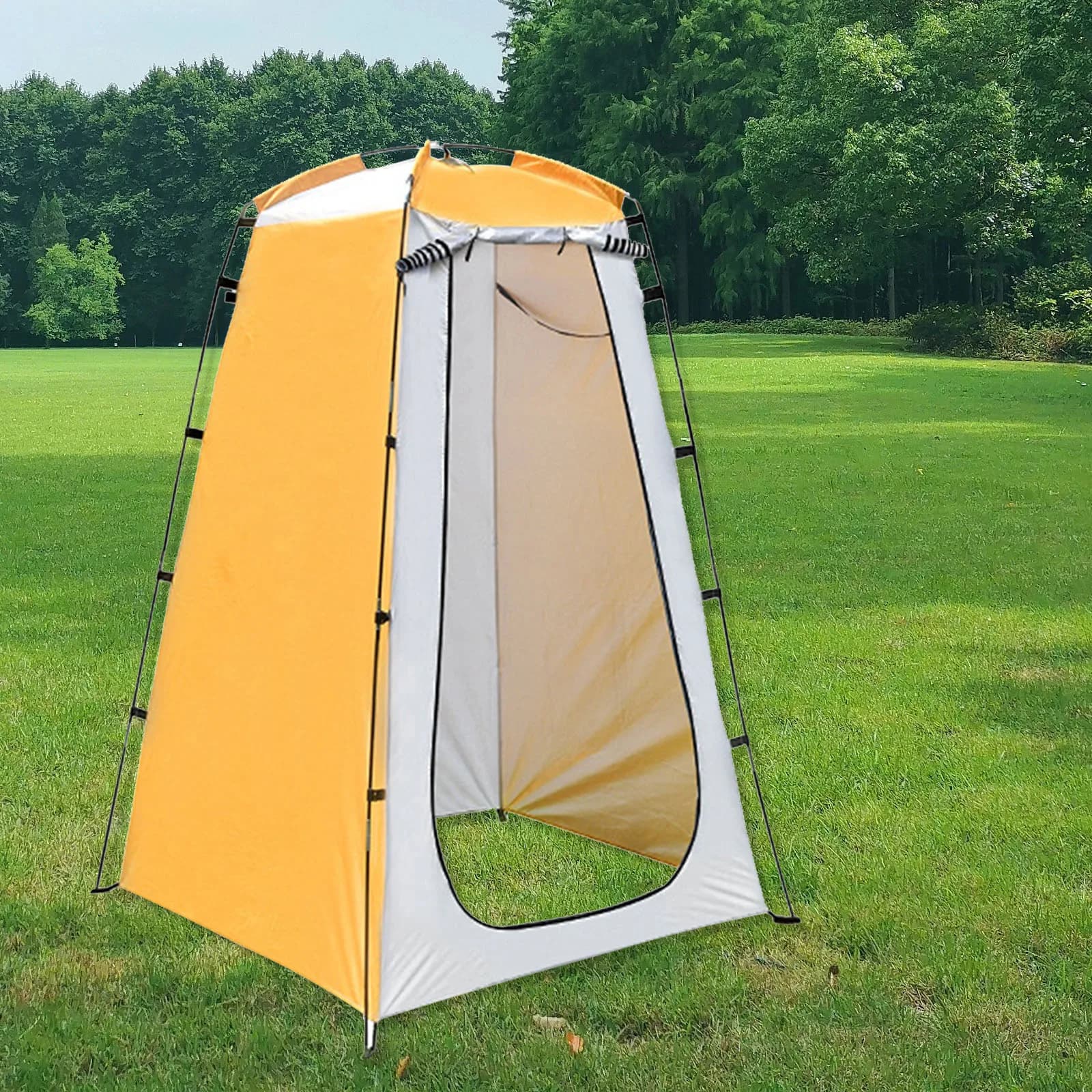 Tenda Privacy, Riparo dalla Pioggia Pieghevole e Impermeabile, Tenda Doccia Portatile, Tenda Toilette per 1 Persona, per Camper, Escursionismo e Campeggio