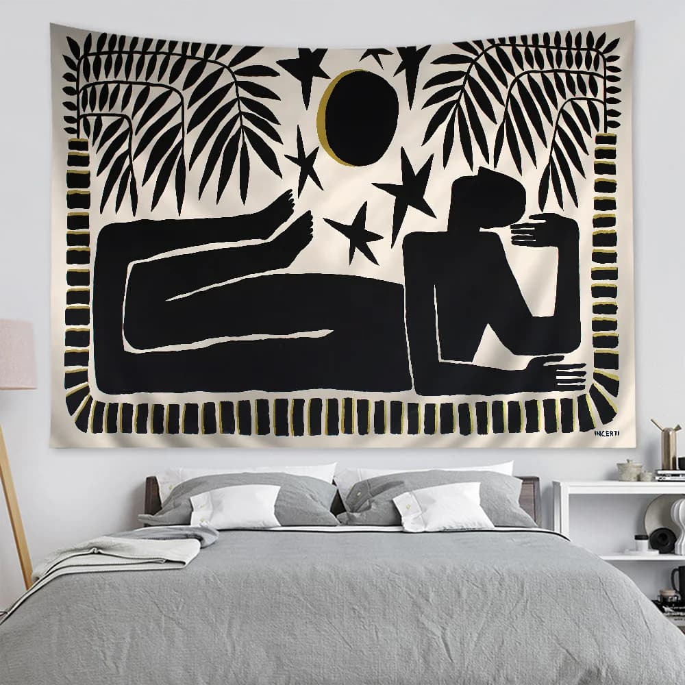 Bohemian Ancient Egyptian Dormitory Wall Hanging Home Decor Abstract Tiger Leopard Bohemian Tapestry Tarot Hippie Tapestry