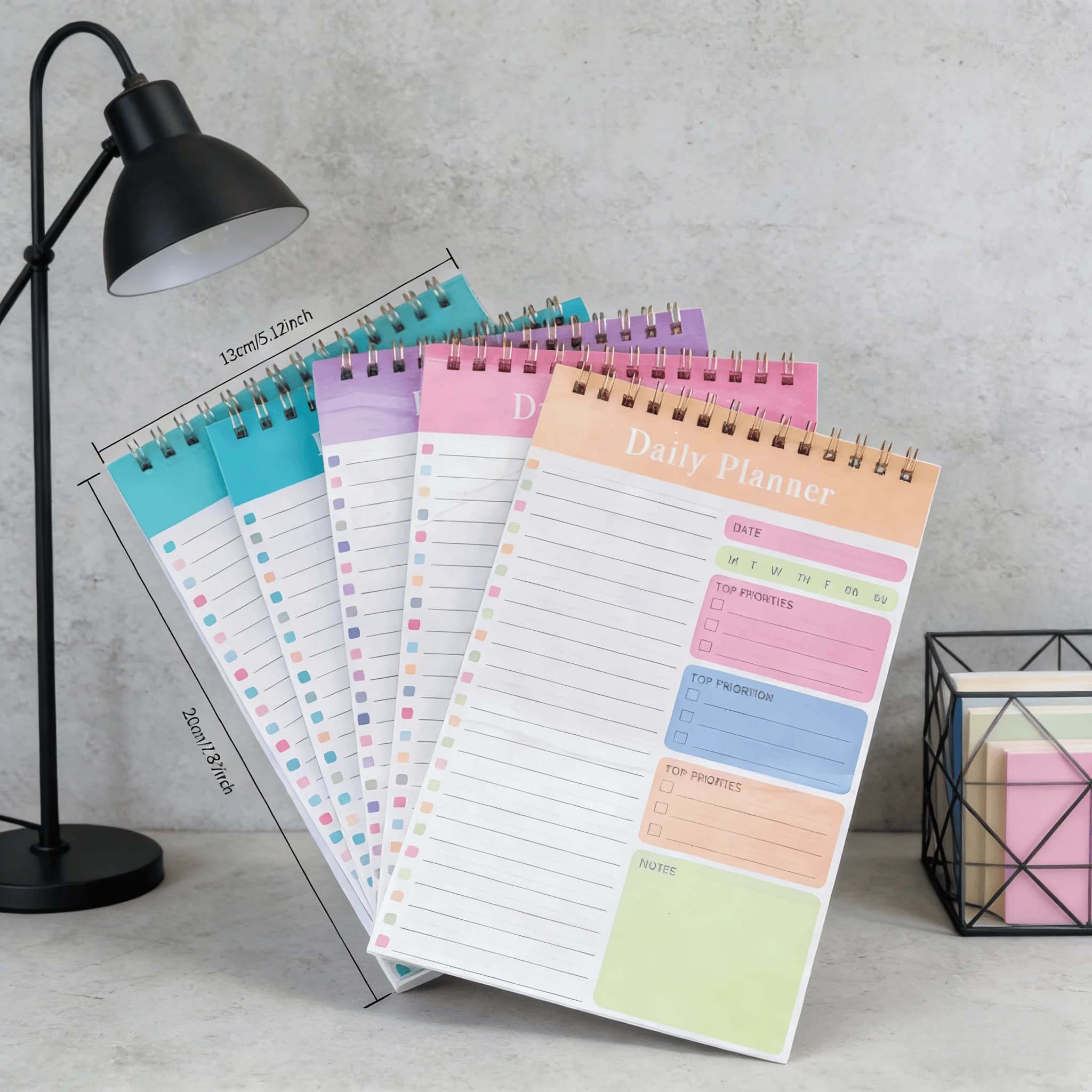 Elegante taccuino di pianificazione A5: design minimalista per un pensiero chiaro e una disciplina quotidiana, comodo e portatile