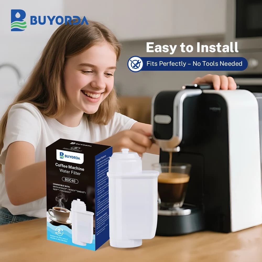 Buyorda Coffee Filter Water Suitable for Siemens EQ Series Siemens TZ70003 TCZ7003 TCZ7033 for BRITA Intenza Bosch Water Filter