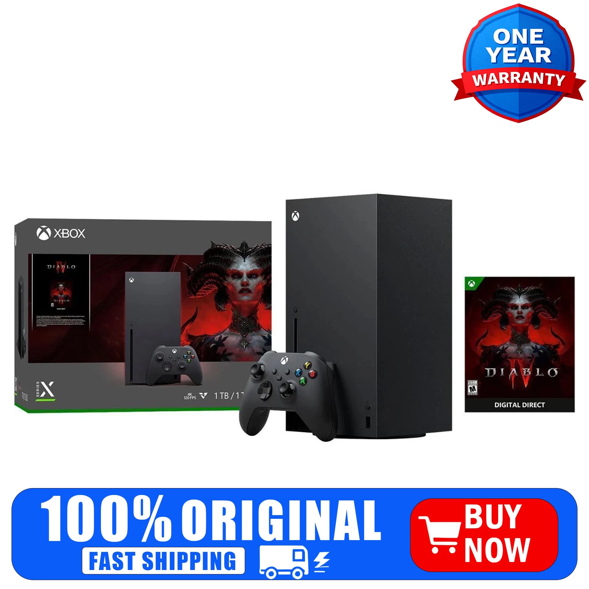 Pacchetto Diablo IV per console Microsoft Xbox Series X da 1 TB nero