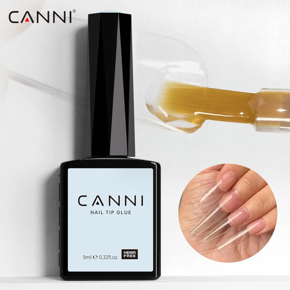 CANNI Hema Colla per unghie gratuita Decorazione natalizia Colla adesiva Semipermanente Soak Off LED UV Gel per unghie Smalto Collezione di colori rossi