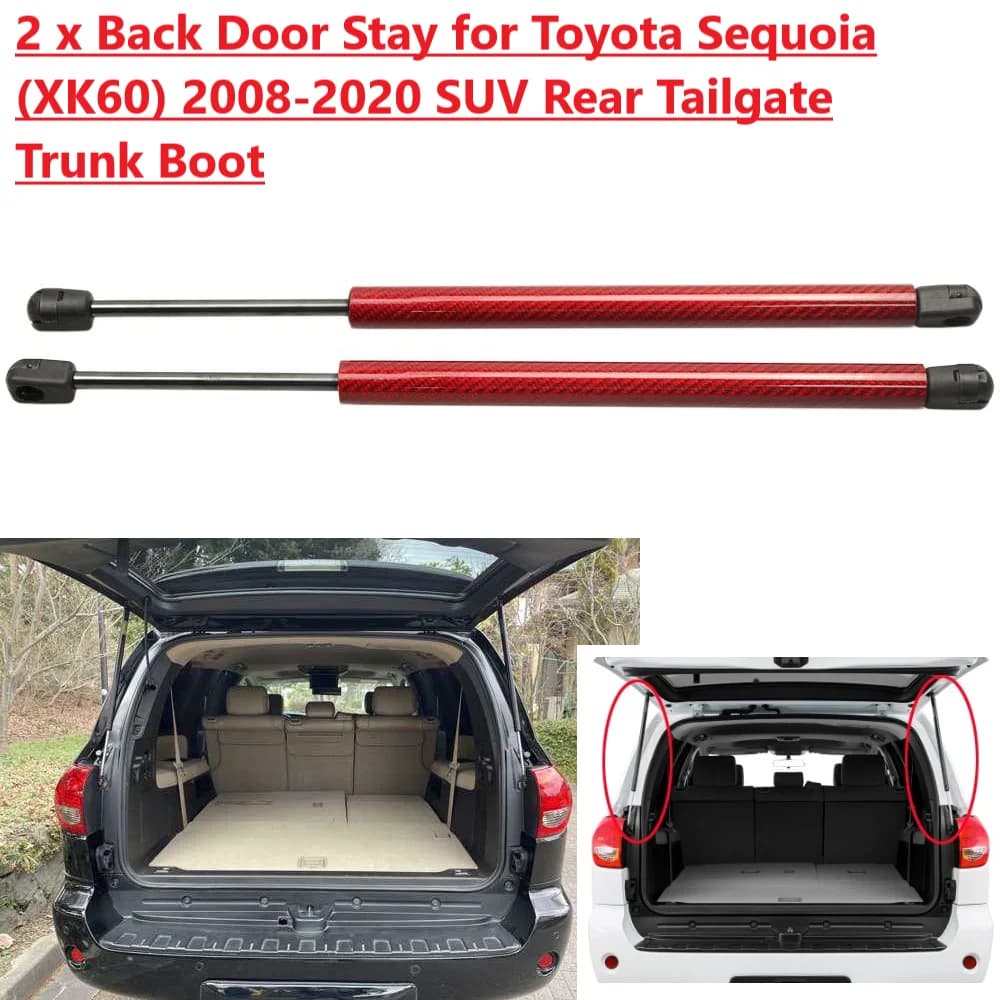 2PCS Porta Posteriore Soggiorno per Toyota Sequoia MPV XK 60 2007 2008-2019 2020 MPV Portellone Posteriore Boot Molla A Gas Struts Prop Ascensore Supporta