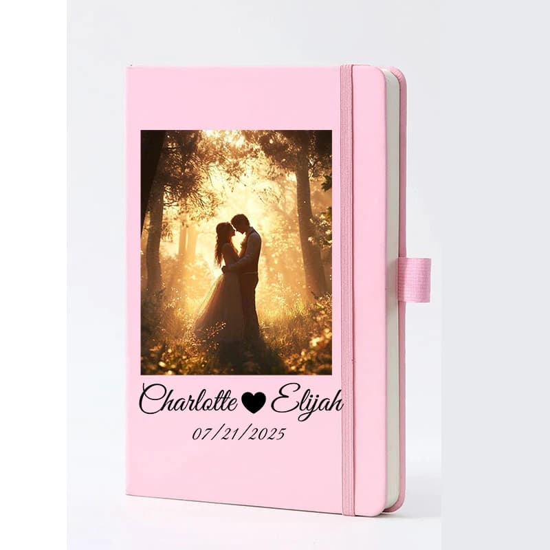 A5 Dated Faux Leather Custom Name Hardcover Journal Multi Color Work Travel Meeting Notebook Diary