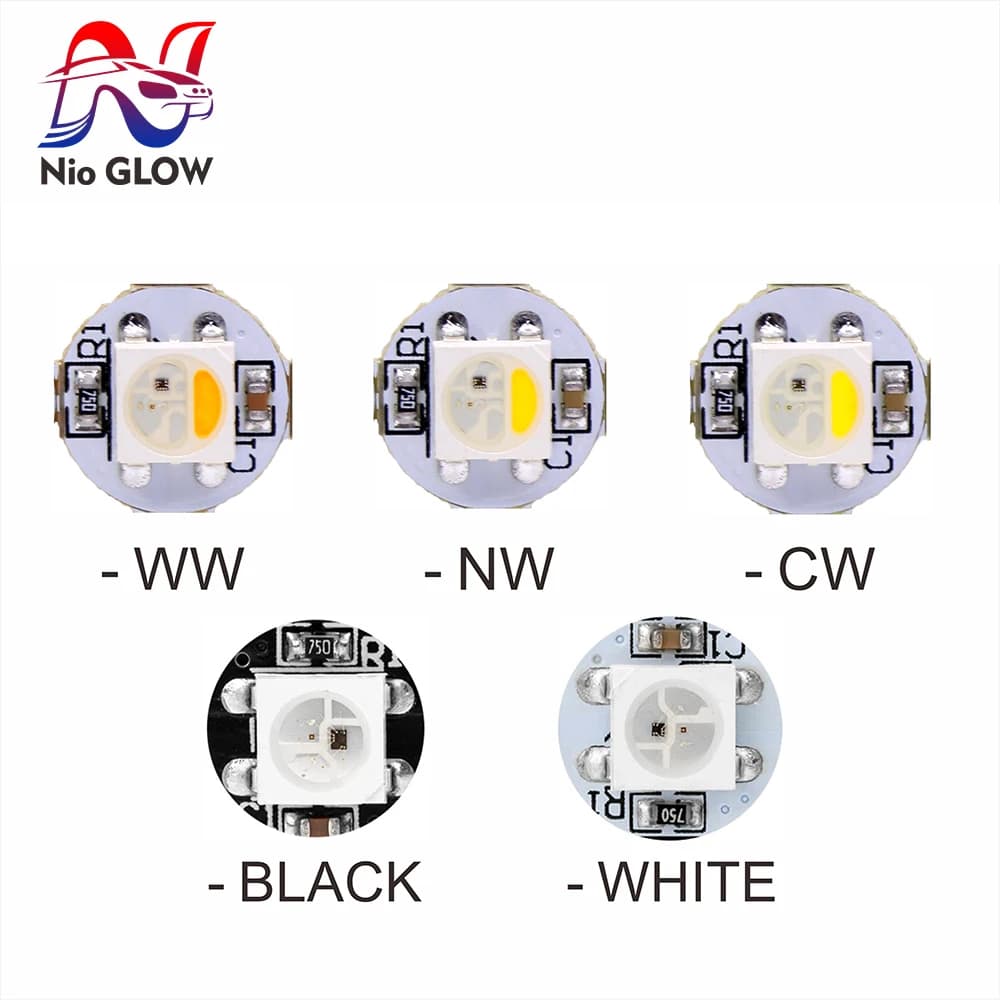 WS2812B SK6812 RGBW SMD Chip Luce Dissipatore di Calore Bordo WS2811 IC 5050 SMD RGB LED SK6812 RGB RGBW RGBNW RGBWW Nero Bianco PCB 5V LED