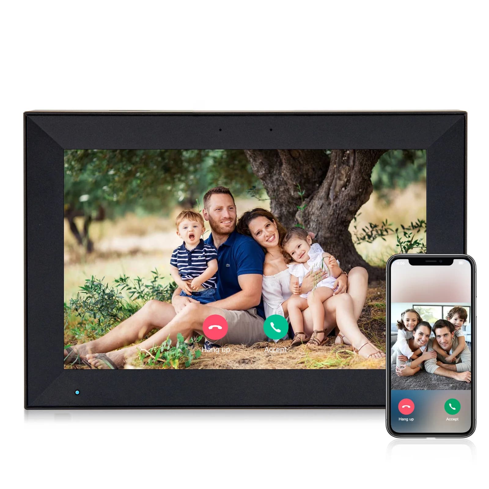 PF1006 cornice digitale 10.1 pollici 32GB di archiviazione Smart WiFi cornice digitale con 1280x800 IPS Full HD Touch Screen Wall
