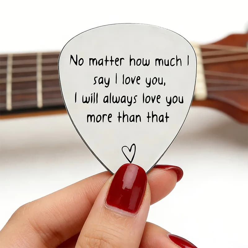 [Custom Products] Personalized Guitar Picks with Custom Text—The Perfect Gift for Music Lovers—Guitar Decorative Accessories