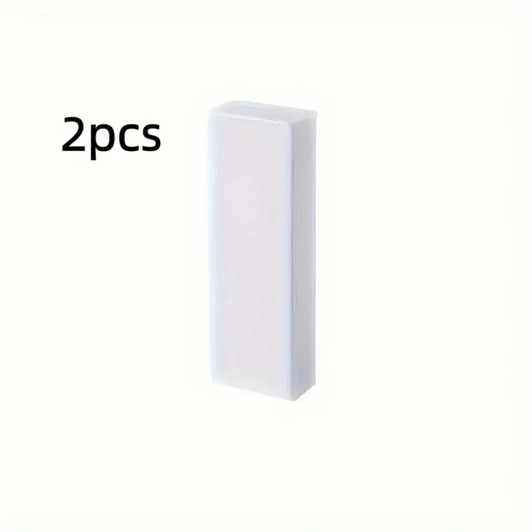 Rubber for cleaning the stains of simple white rectangular shoes from 2 pieces, sports shoes erasable, suede shoes, synthetic leather spots