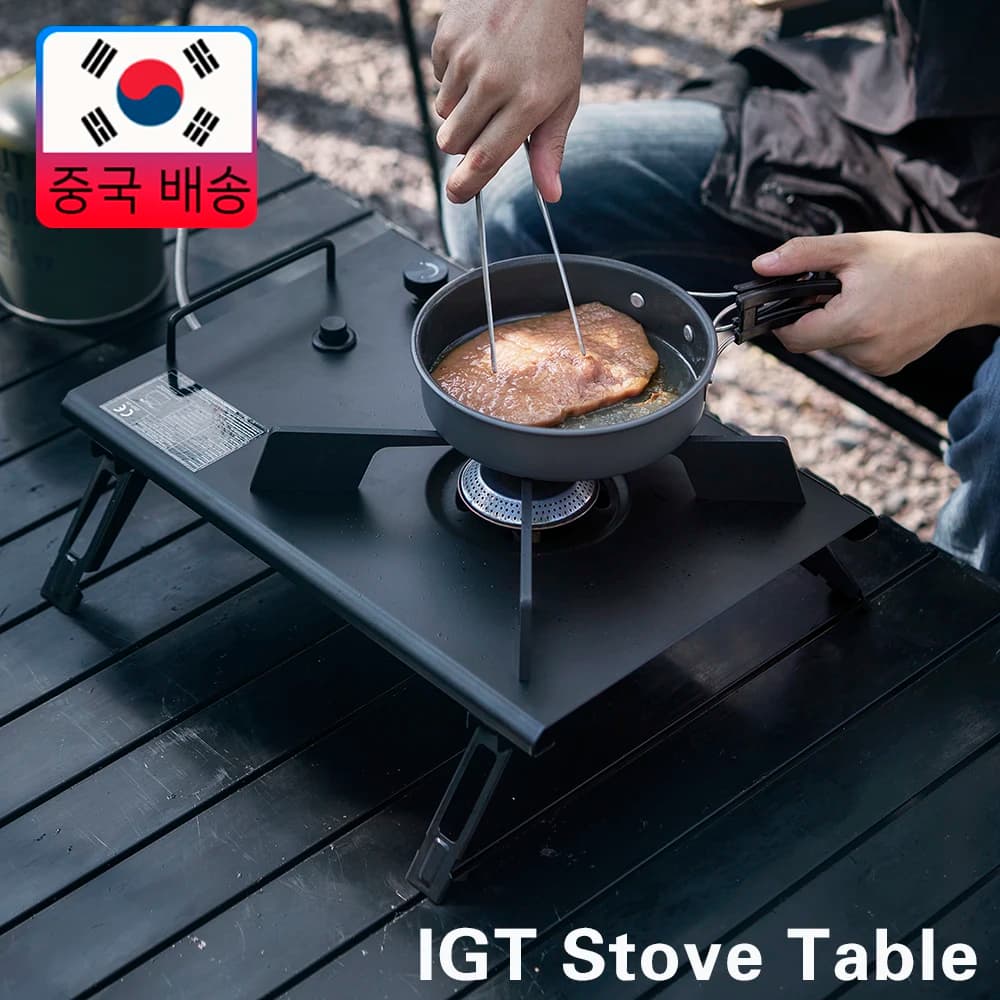 Pandatour Camping 2025 IGT Fornello da tavolo Outdoor Fornello da picnic ricreativo in acciaio inossidabile facile da equipaggiare Fornello ad alta efficienza