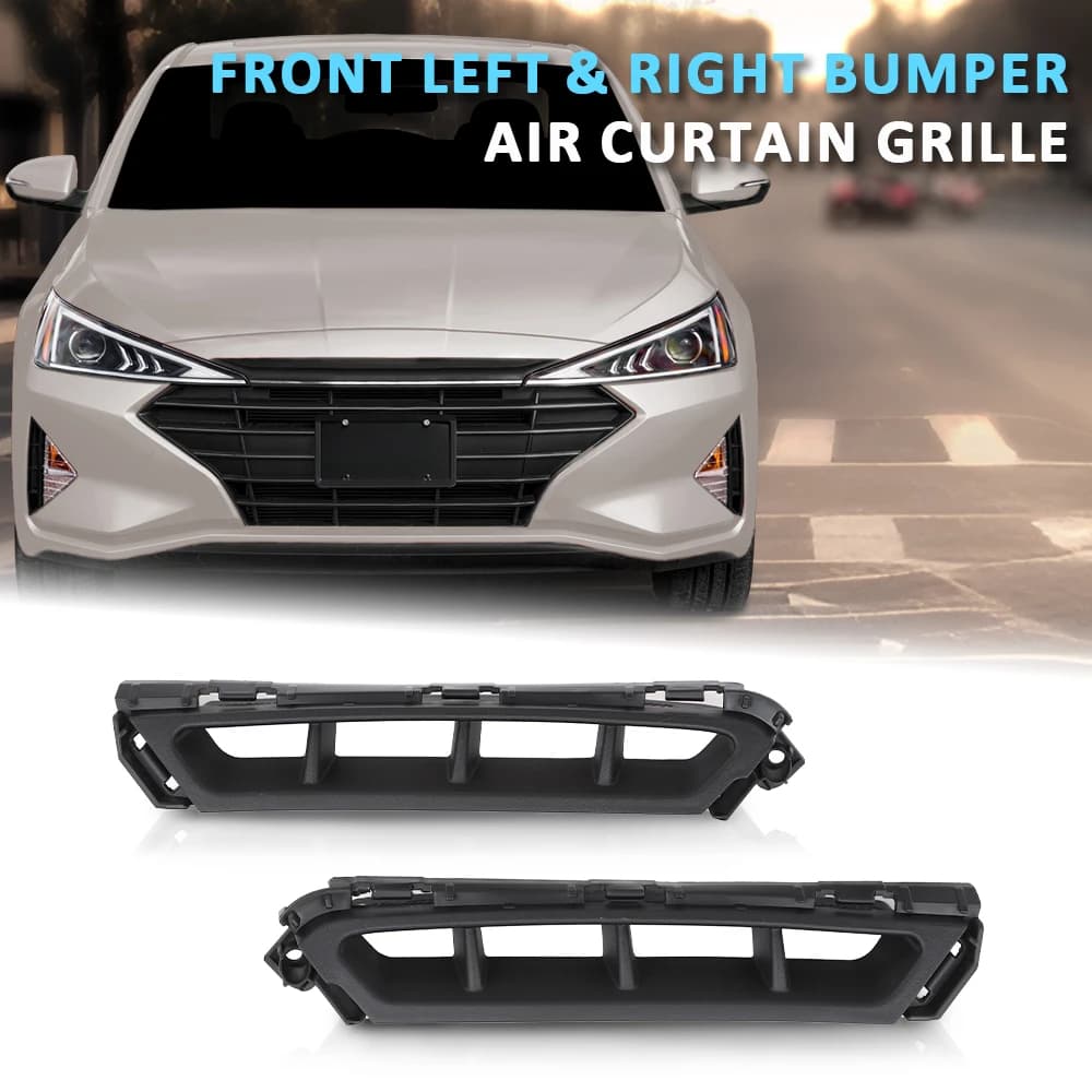 Suitable for Hyundai Elantra 19-20 Pair of air curtain grill for front left and right bumper