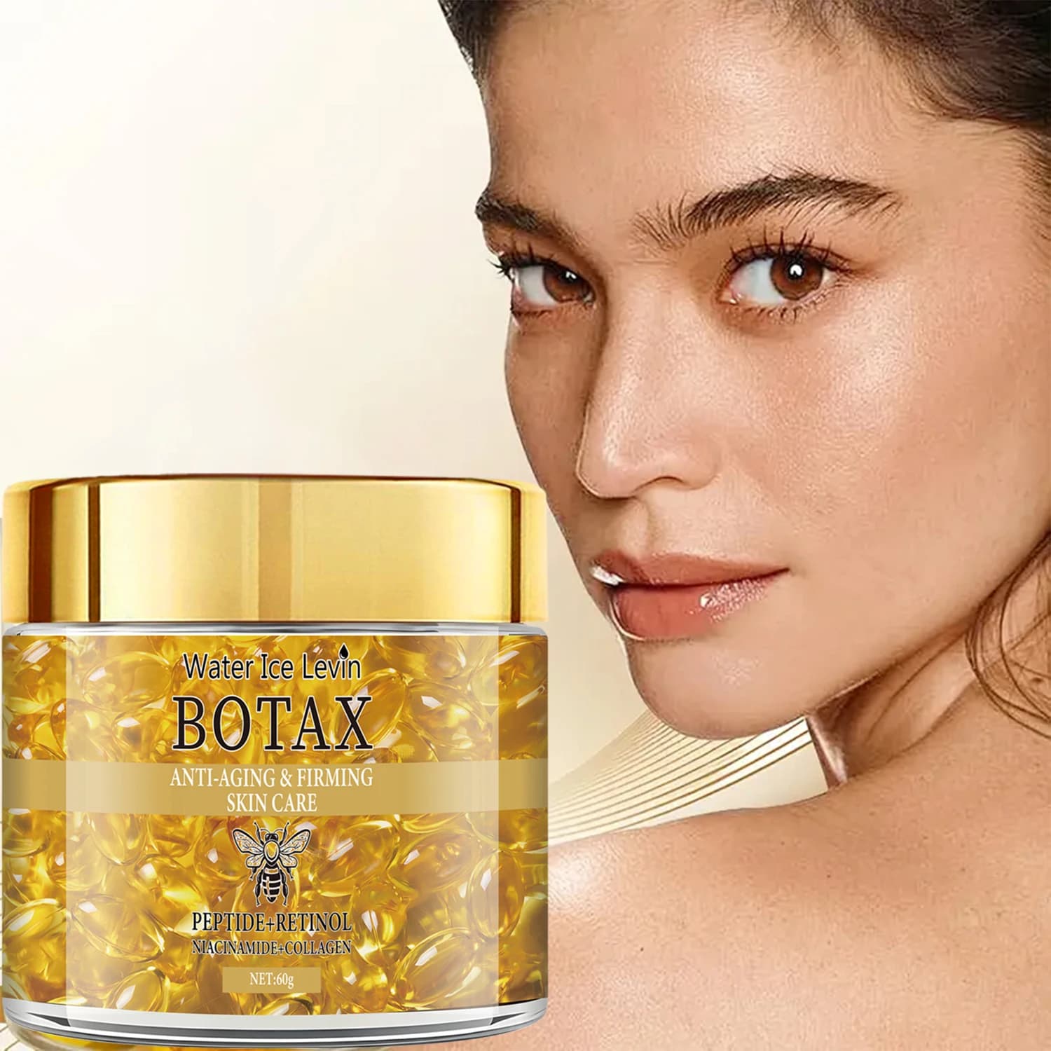 Retinol And Collagen Rich Firming Moisturizing Cream Enhances Skin Elasticity Lifting Effects Improve Skin Texture And Appearanc