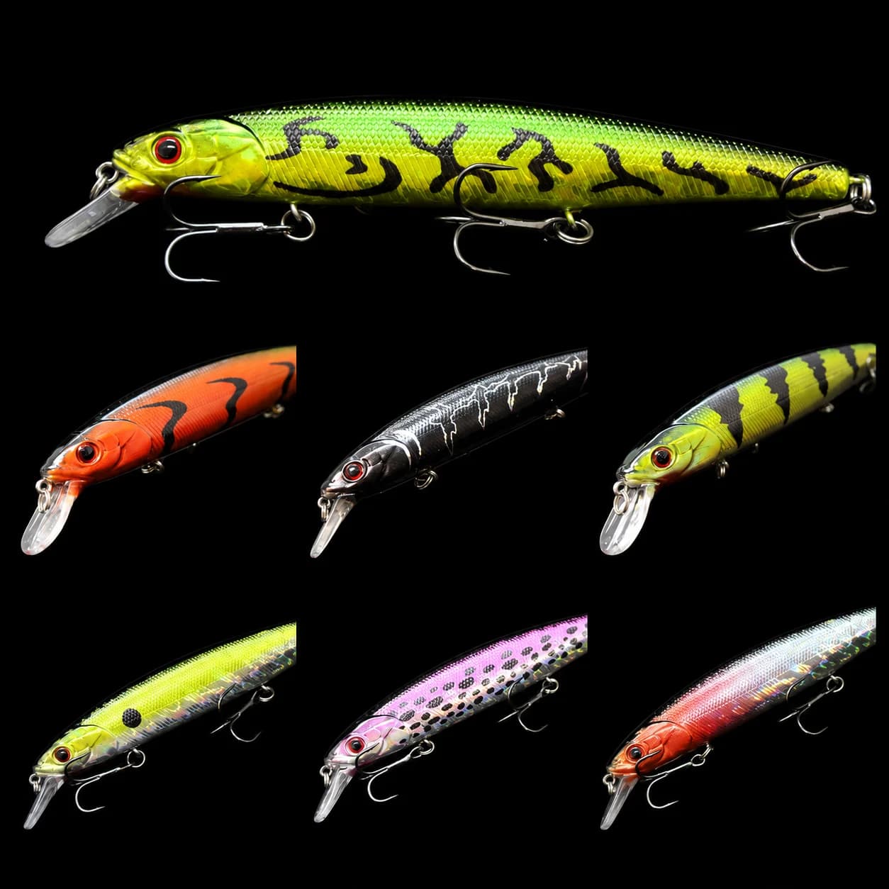 wLure Jerkbait Fishing bait 14 cm 24 g Fish weight transfer system Esca lasts for launch along Freshwater Sea M774