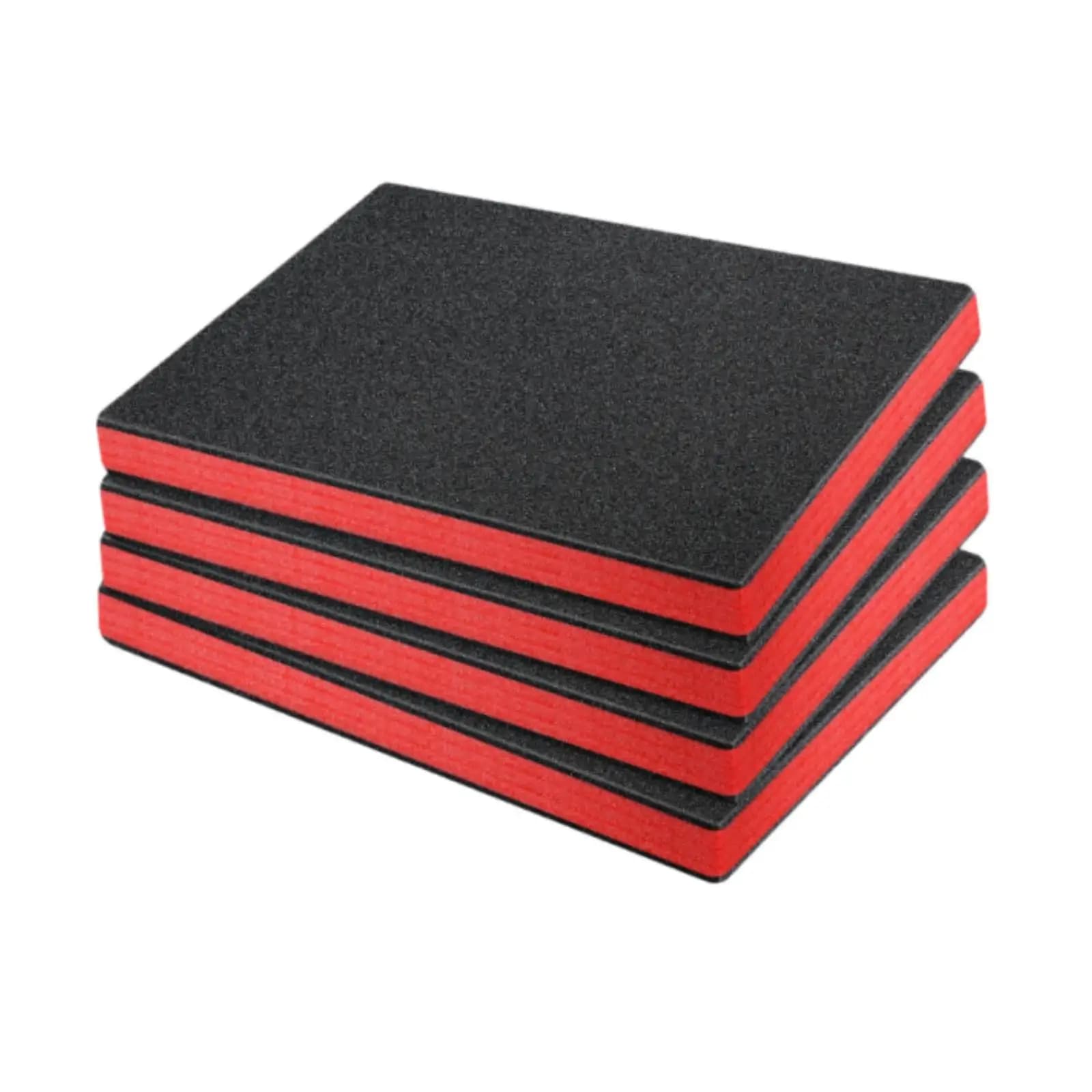 4Pcs Cuttable Tool Box Foam Inserts DIY Floral Craft Foam Sheets Cushioning Material for Camera Storage Case Tabletop Miniatures