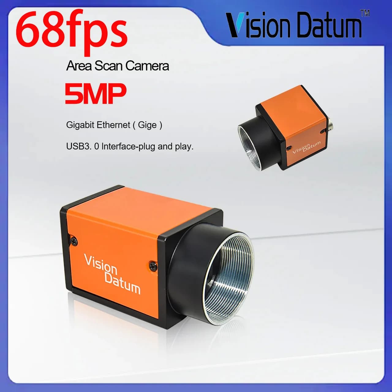 HDR 5MP 68fps USB3.0 Fotocamera HD, 2448X2048,IMX264, Webcam da 5 Megapixel con obiettivo C da 8-50 mm per la perdita di bevande
