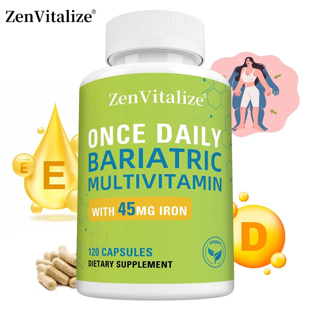 Integratore Multivitaminico Quotidiano in Capsule con 45 mg di Ferro, Facilmente Assorbibile, Supplemento Alimentare
