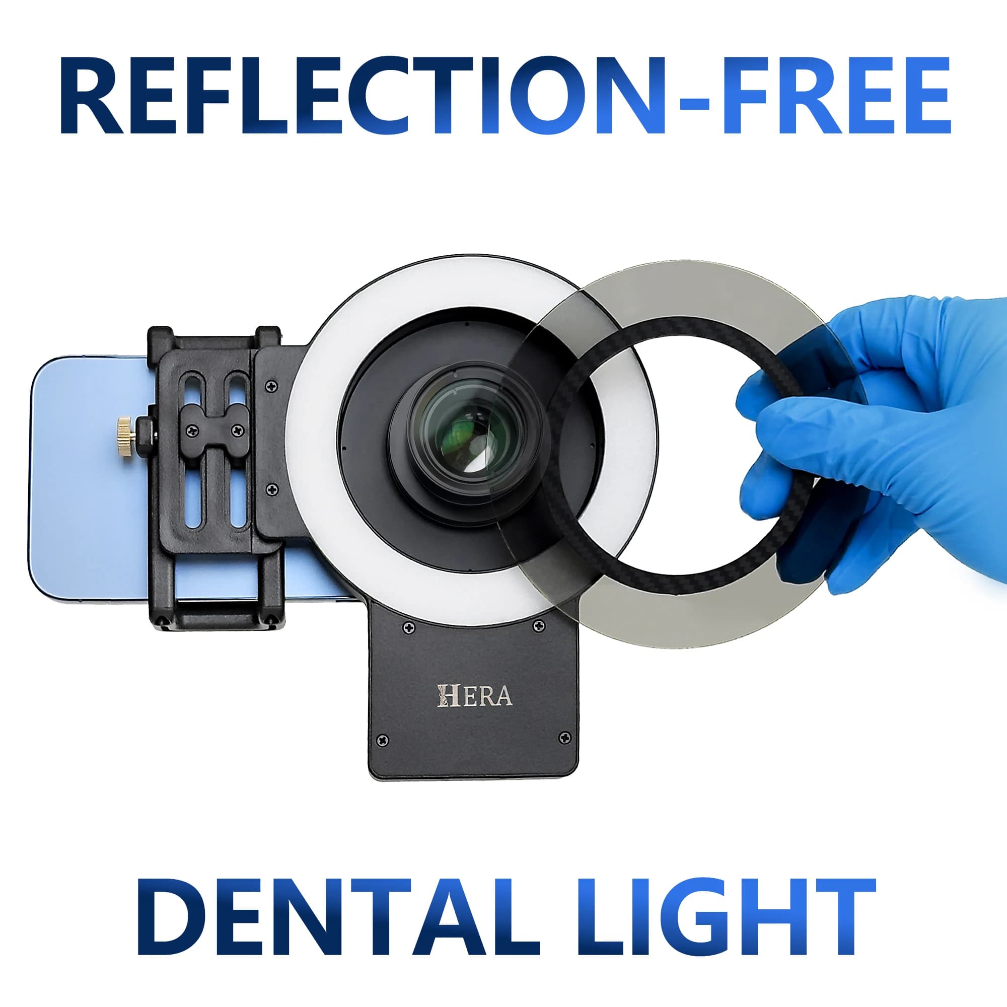 HERA MK-23 Intraorale Lamp for Dental Photography, Colour Flashlight, Dental Treatment Ring Light