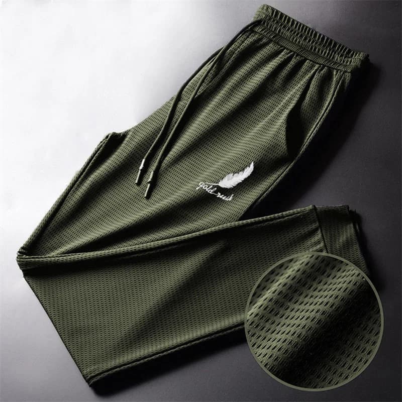 Men's Fashion Fast Drying Pants Jogging Lightweight Trekking Running Pants Breathable Gym Training Pants Sports Ankle-related Trousers