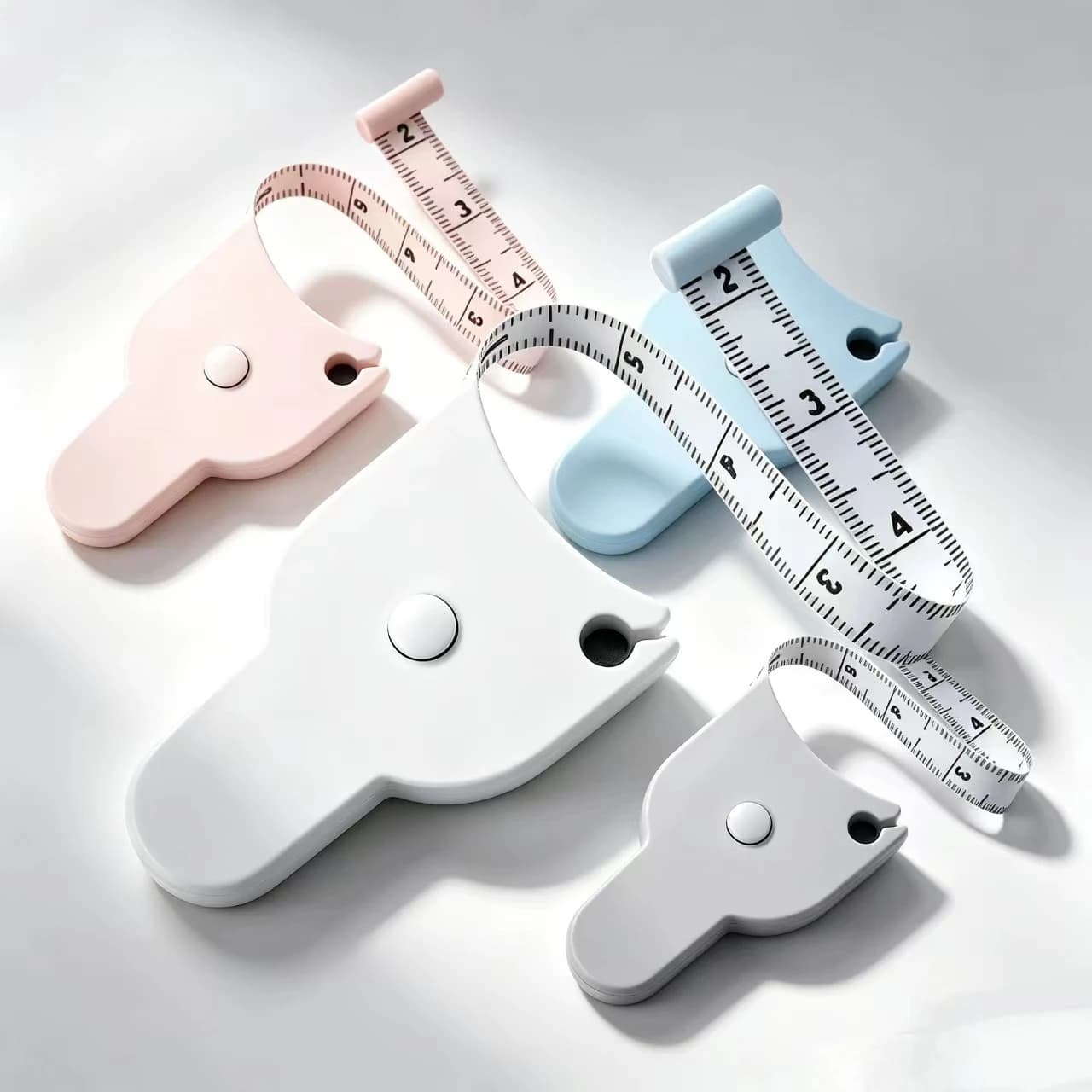 Perfect Body Tape Measure - 80 Inch Automatic Telescopic Tape Measure - Retractable Measuring Tape for Body: Waist, Hip, Bust, Arms, and More (White - 80 inch)