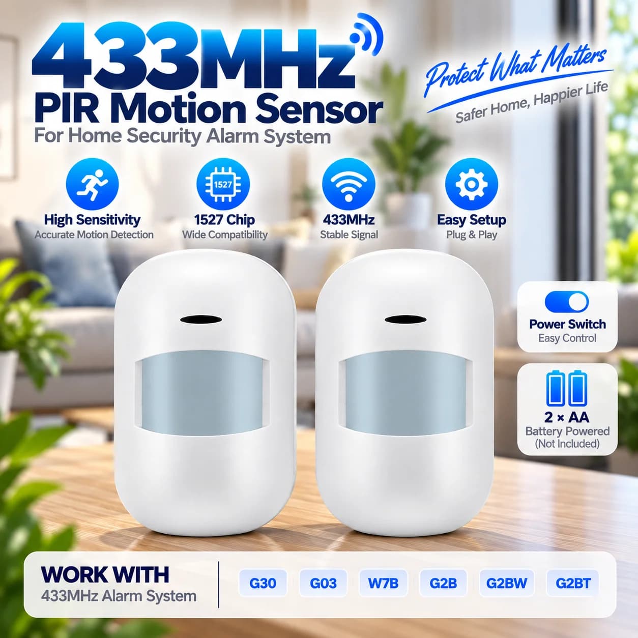 433mhz Wireless Intelligent Passive Infrared Detector PIR Motion Sensor Alarm Detector For Home Burglar Alarm System Security