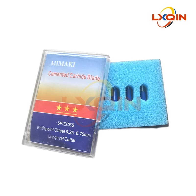 LXQIN 5 pz/scatola taglierina per lettere per lama da taglio in vinile Mimaki lama in carburo cementato da 30/45/60 gradi per Plotter da taglio Mimaki
