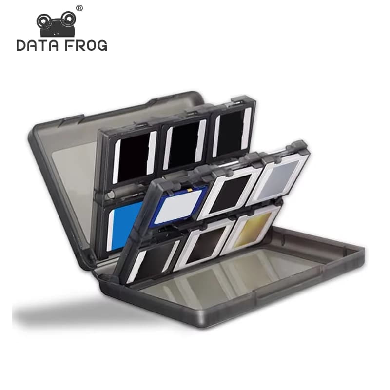 Scatola porta carte da gioco DATA FROG, contiene 24 carte per DS / 3DS