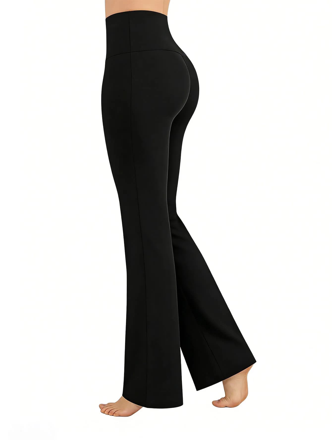 Leggings a Zampa d'Elefante per Donna, Pantaloni Yoga a Vita Alta, Pantaloni Fitness Elasticizzati per Palestra e Sport Casual