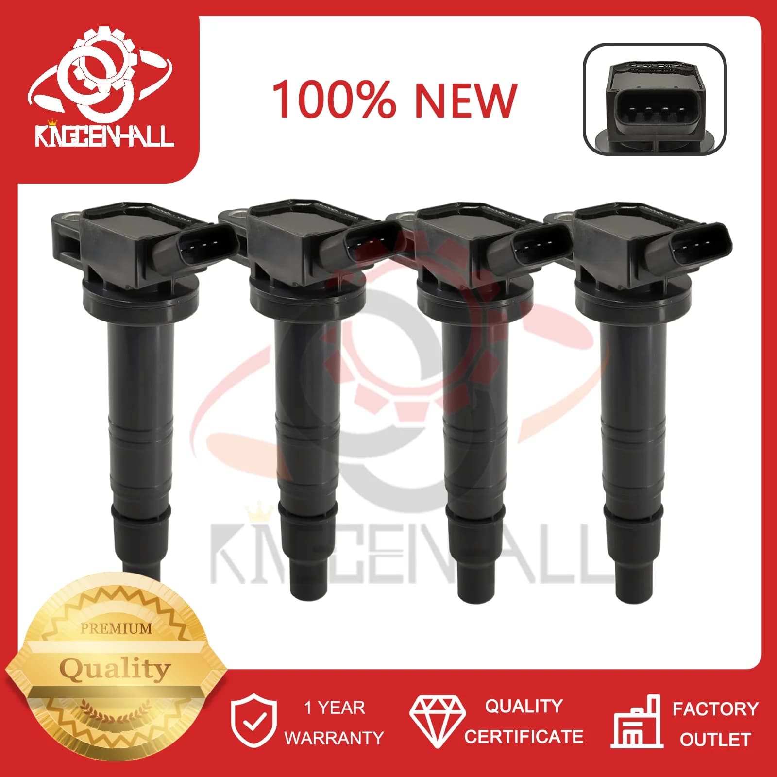 Nuovo 1/4/6PCS 90919-02248 90919-02247 Bobina di Accensione Per Lexus GS IS RC Toyota Tundra Camry Corolla Matrix Hilux Solara 673-1308