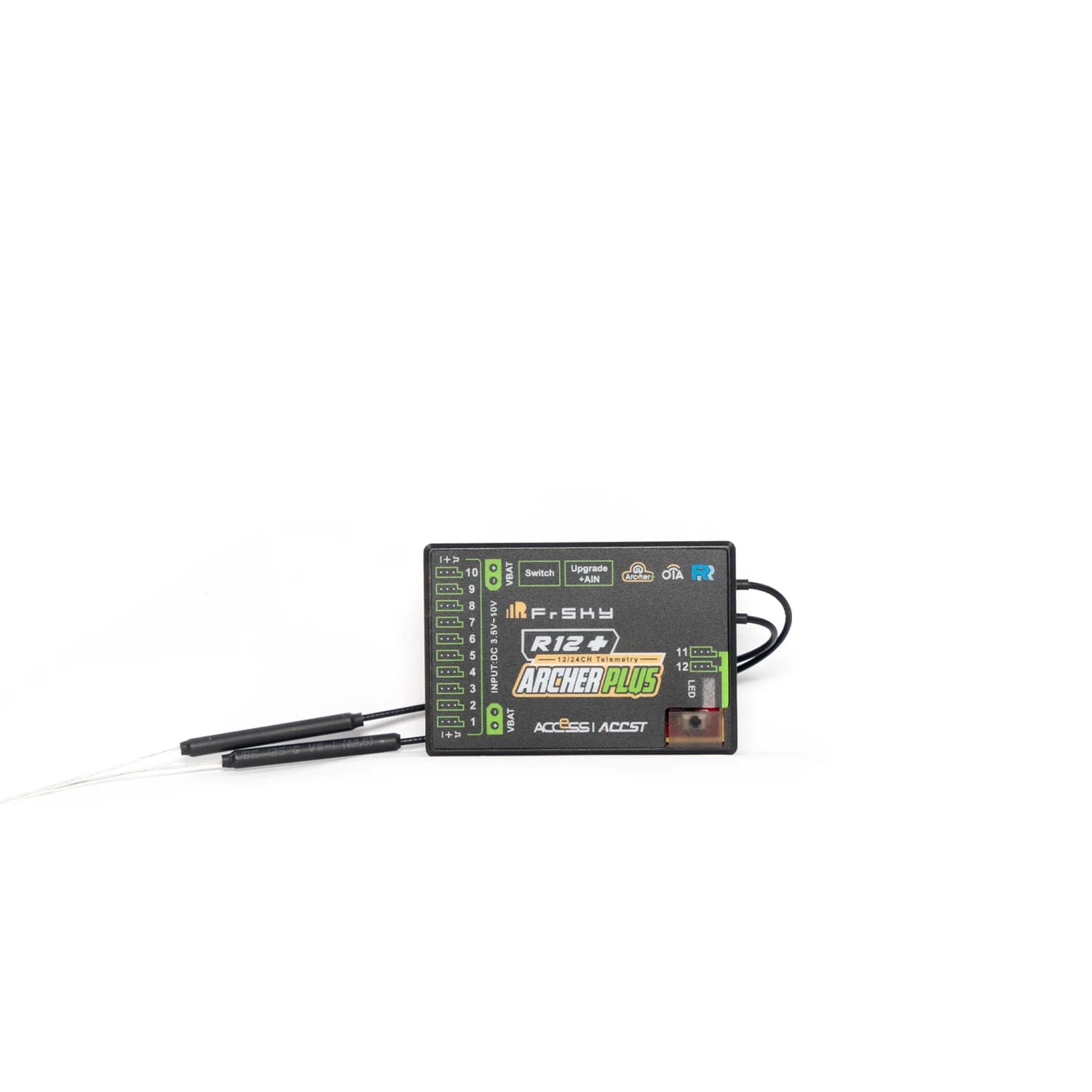 FrSky ARCHER plus R12+ SBUS FBUS o S.Port - Ricevitore per sistemi di controllo remoto