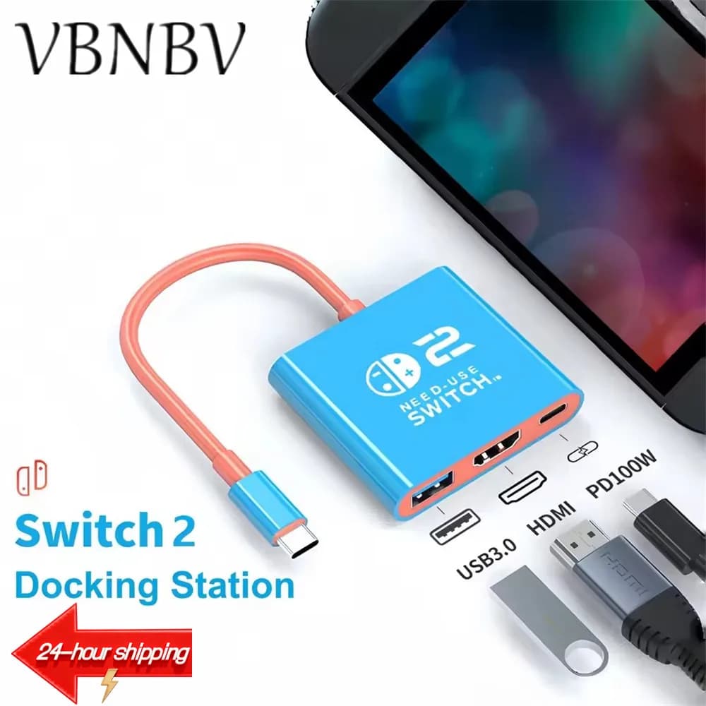 Hub USB C 3 in 1 da Tipo C a HDMI 4K con ricarica rapida PD 100W, docking station USB 3.0 per Switch, MacBook, laptop, computer, telefono