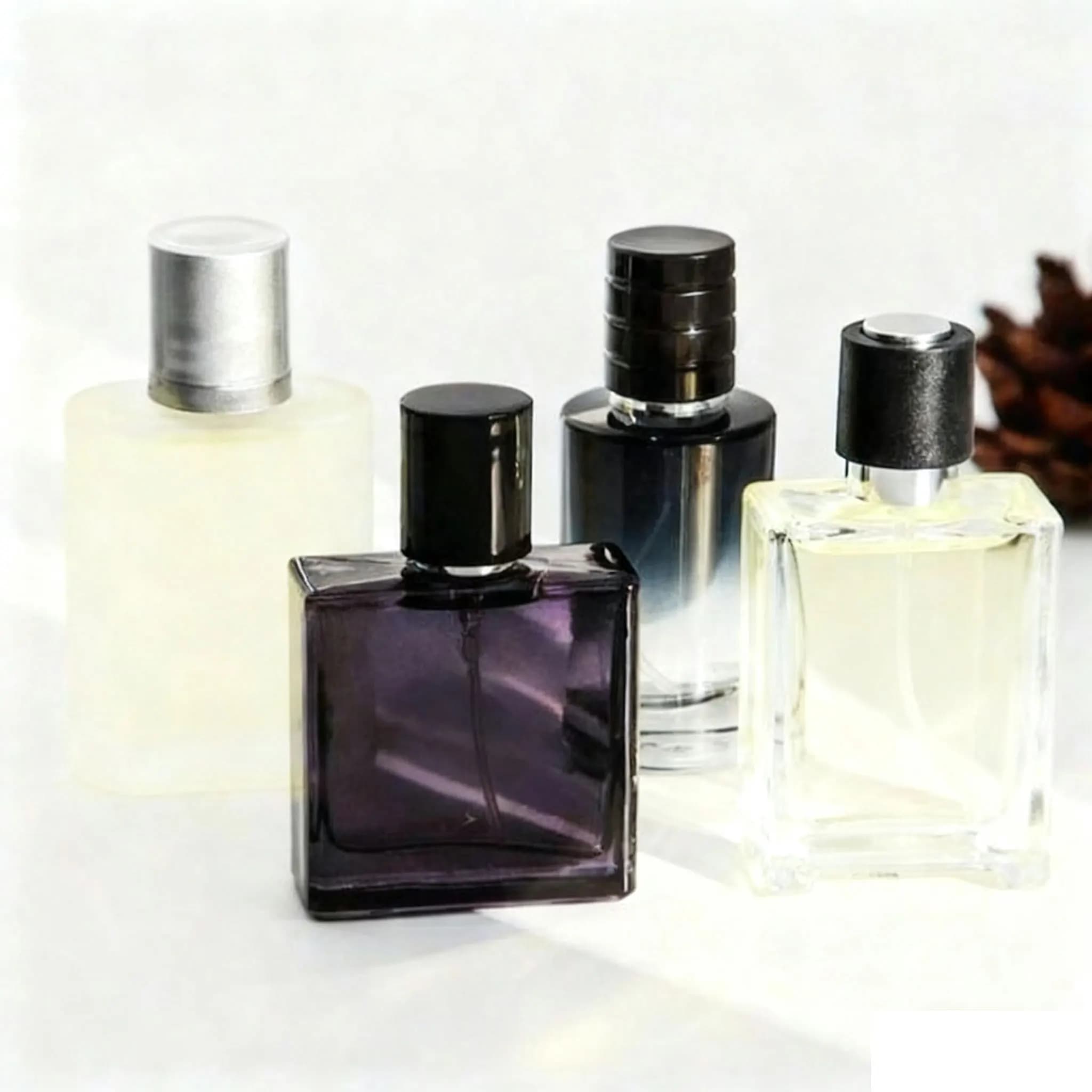 JEAN MISS Fresh Lemon Scent Men's Cologne Set 4 In 1, 1.01 Oz. Long-Lasting Fragrance Set. Perfect Birthday Gift For Father, Boy