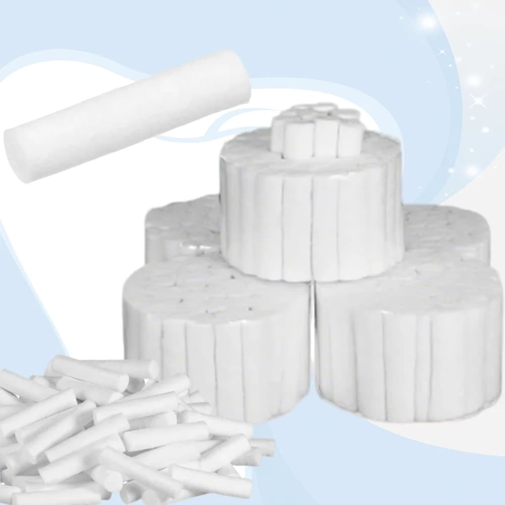 12 Rotoli di Cotone Dentale Chirurgico ad Alta Assorbenza per Sbiancamento Denti e Uso Dentale Generale