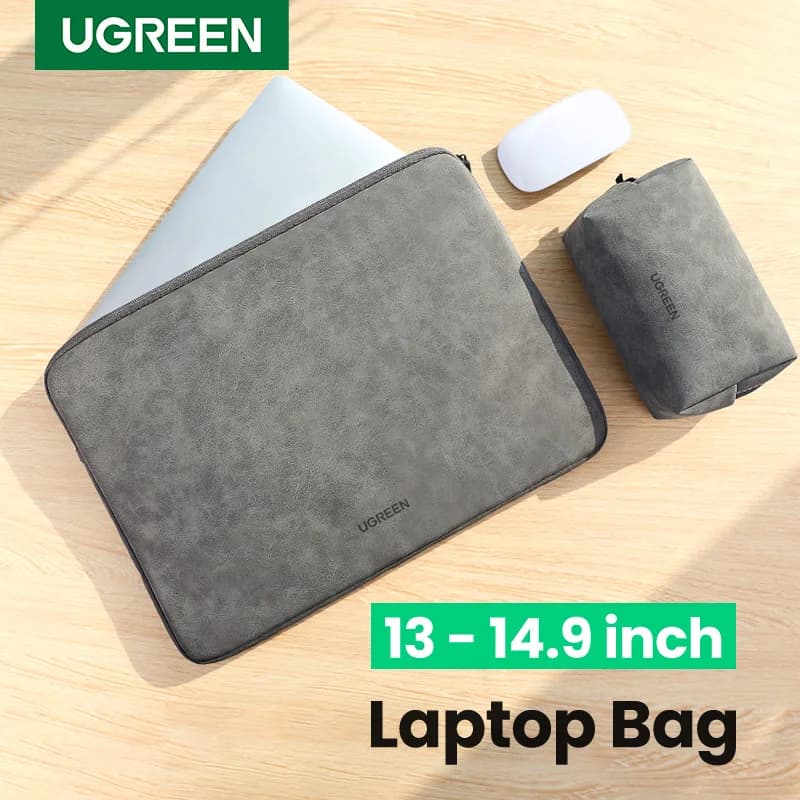 UGREEN borsa per Laptop in pelle per Macbook Pro 13 Macbook Air custodia per Laptop custodia per iPad Pro Air borsa per Notebook