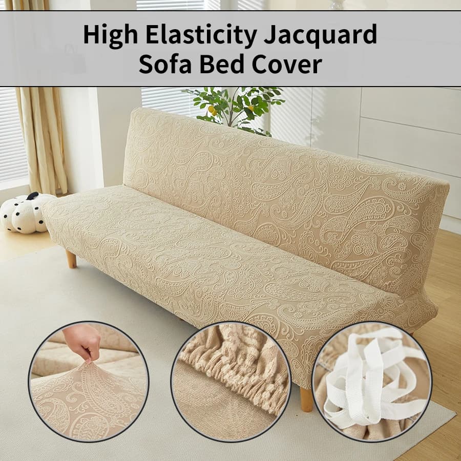 1 PC High Quality New Style Fashion Jacquard Sofa Bed Cover Sofa Bed Cover Dustproof Slipcover for Living Room