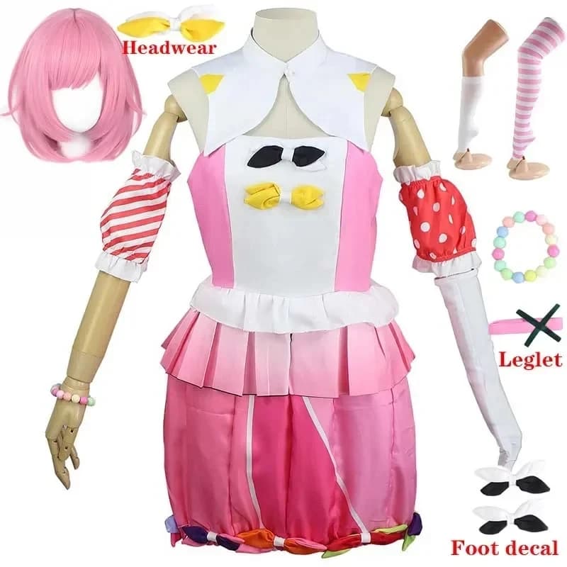 Otori Emu Costume Cosplay Masquerade Emu Ootori Dress Cover Shoes for Halloween Dresses Comic With