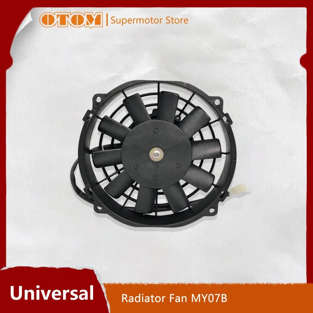 Accessori moto 7 pollici 60W DC 12V Ventola di raffreddamento del radiatore Dispositivo di raffreddamento dell'olio elettrico a grande flusso per KTM HUSQVARNA HONDA GASGAS YZF