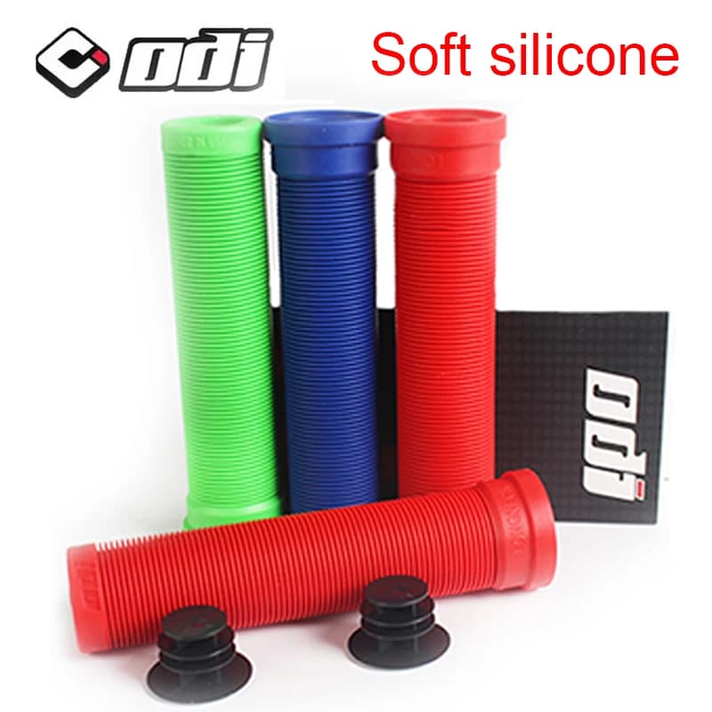 Manopole per manubrio MTB ODI Manopole per bicicletta BMX resistenti all'usura Manopole per manubrio in silicone morbido antiurto Parti per bici