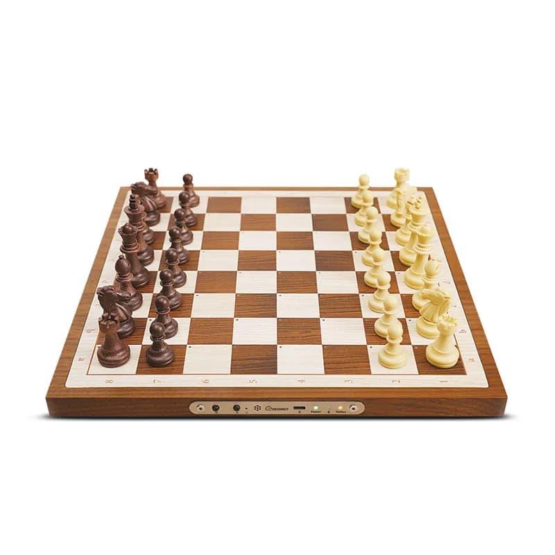 Set di scacchi elettronici Chessnut Air con LED Extra Queens Set di scacchi elettronici adattivi AI Gioco e app con scacchiera per computer