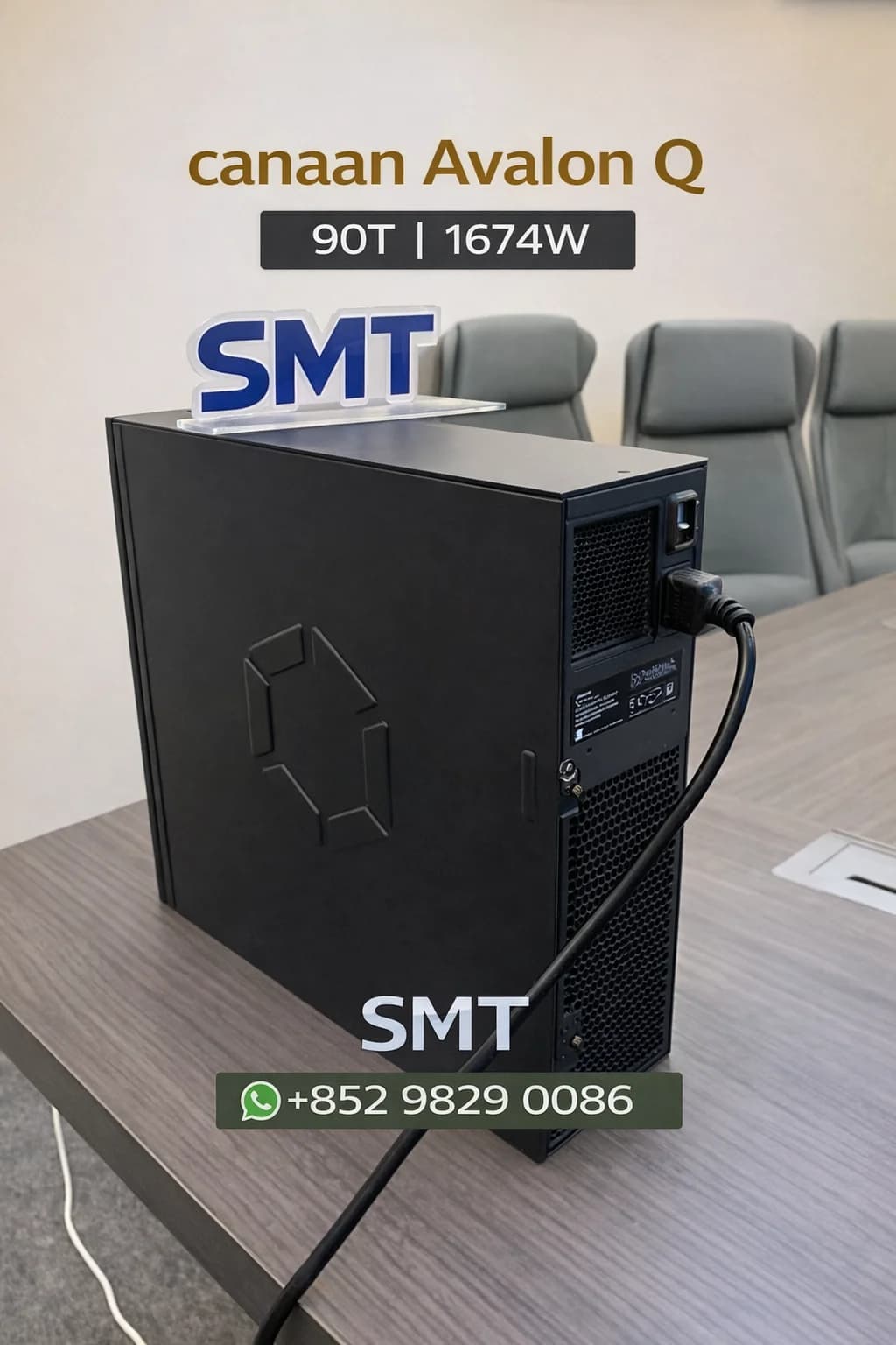 SMT ACQUISTA 3 RICEVI 2 GRATIS Canaan Avalon Q 90T BTC Miner Macchina mineraria Bitcoin SHA 256 ad alta efficienza 1674W