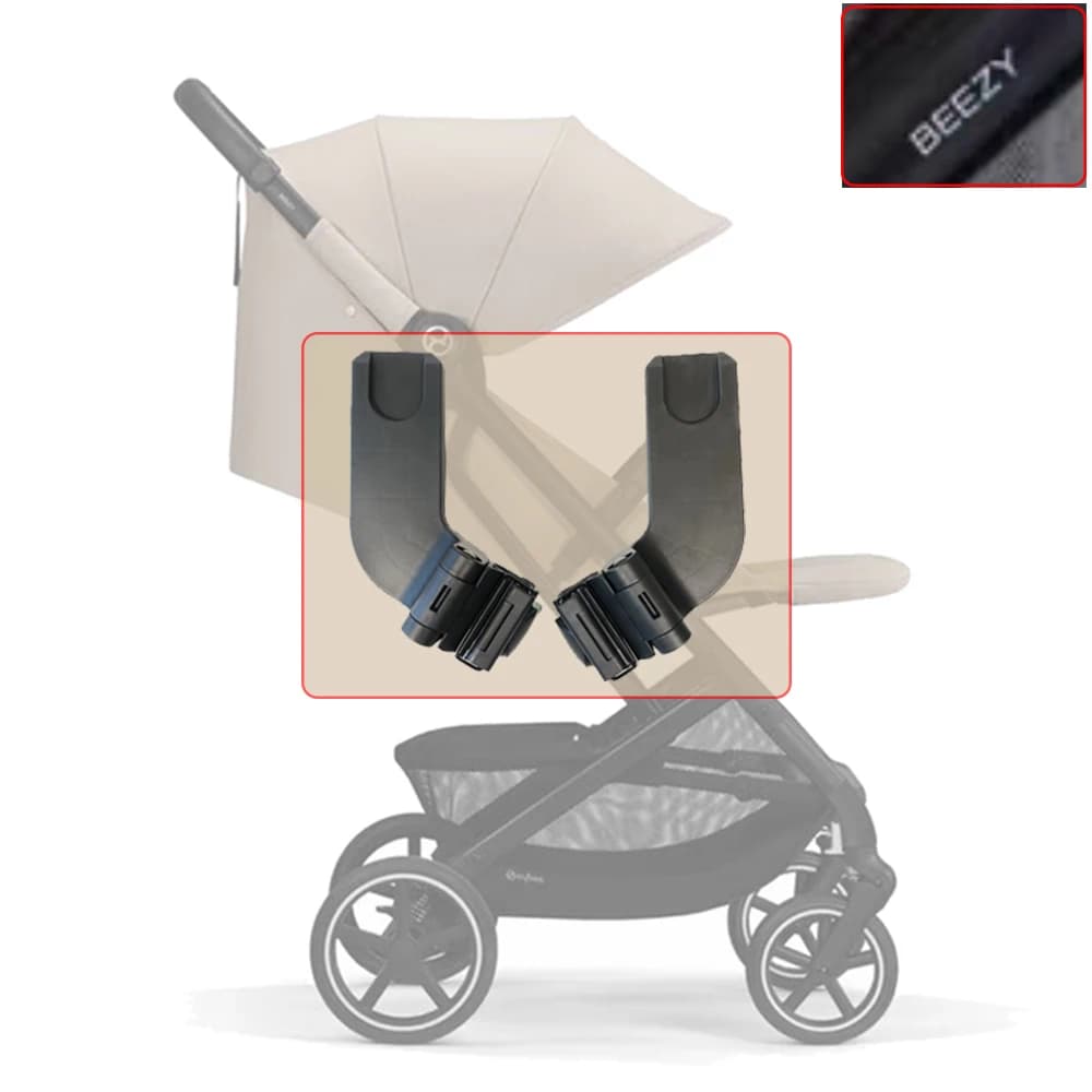 Adattatore per passeggino Cybex Beezy (NON Eezy!!!) Convertitore per Seggiolino Auto And Aton Cloud Q/Z Maxi-Cosi, Accessori di Ricambio per Bambini