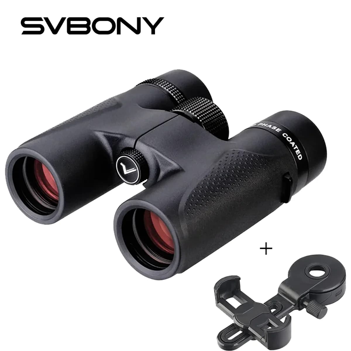 Binocolo a lungo raggio SVBONY SV202 8X32/8x42/10X50/10x42 ED + adattatore per birdwatching, stargazing, campeggio, viaggi, astronomia
